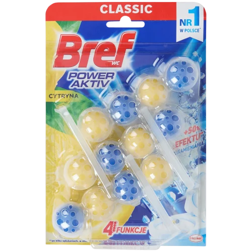 WC Block Power Activ Lemon 3x50g Bref WC Block Power Activ Lemon 3x50g